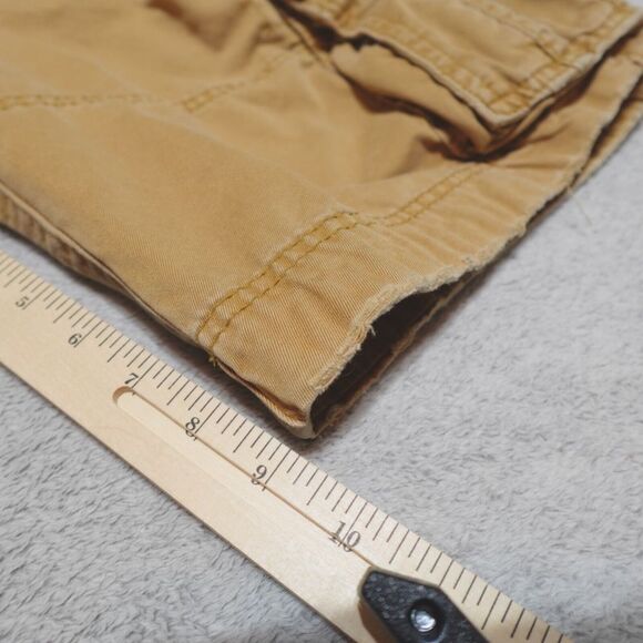 Vintage Abercrombie &‎ Fitch Cargo Shorts Khaki Y2K Paratrooper - Picture 9 of 16